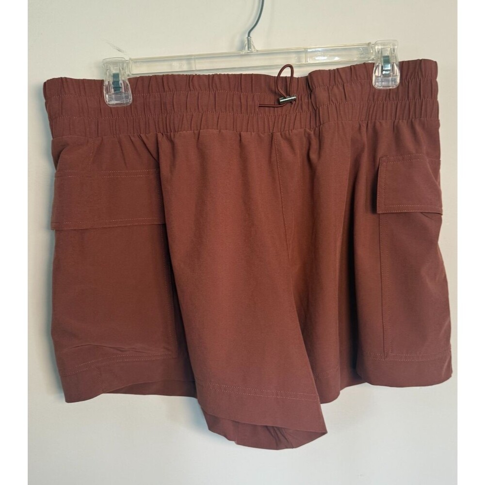 Abercrombie Fitch  Neoknit Shorts Women XL Athletic Lounge Beach Rust